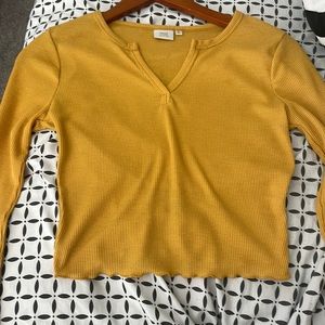 cropped long sleeve